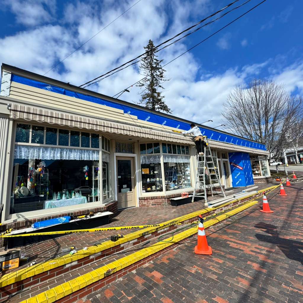 Commercial | Storefront siding replacement
