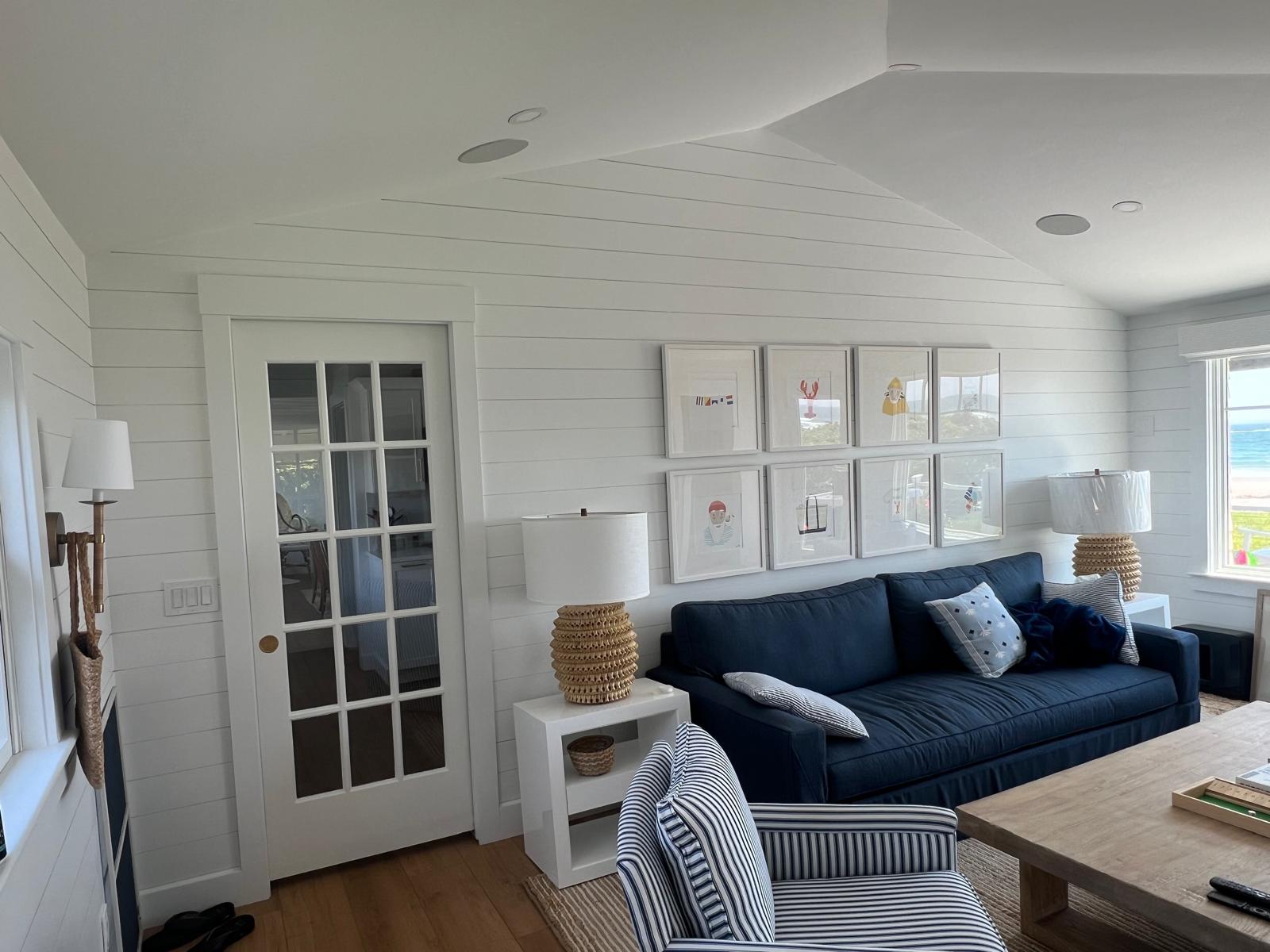 Nickel gap wall paneling